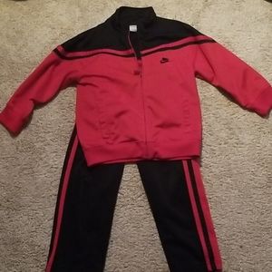 Nike sweatpants with matching zip up jacket